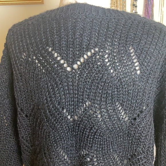 NWT ASOS Chunky Crew Neck Braided Knit Sweater XL - Picture 4 of 11